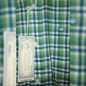 Southern Tide Long Sleeve Button Shirt Size Medium NWT